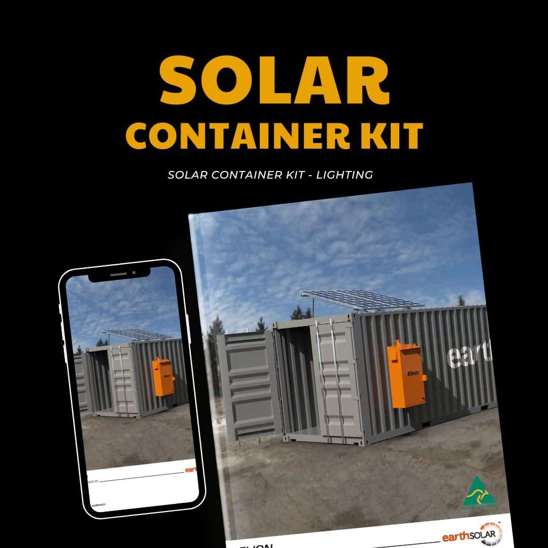 Earthtrack Solar Container Kit Installation Manual